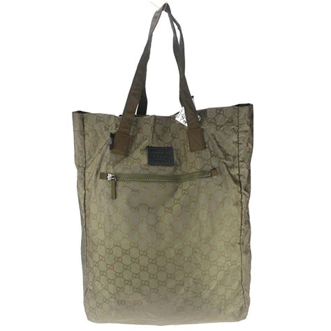 gucci gg nylon tote bag|genuine Gucci tote.